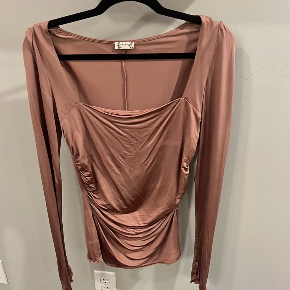NWOT Free People Satin Top